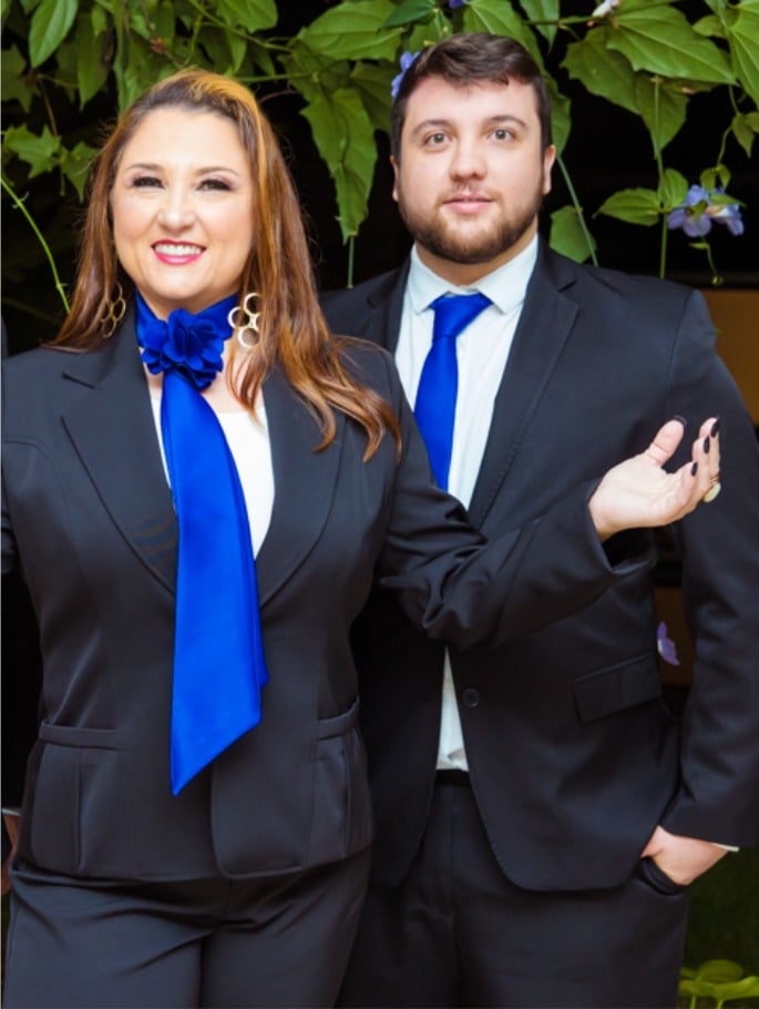 Matilde Melo e Lucas Dutra, equipe técnica do Pocket Liderança Humanizada